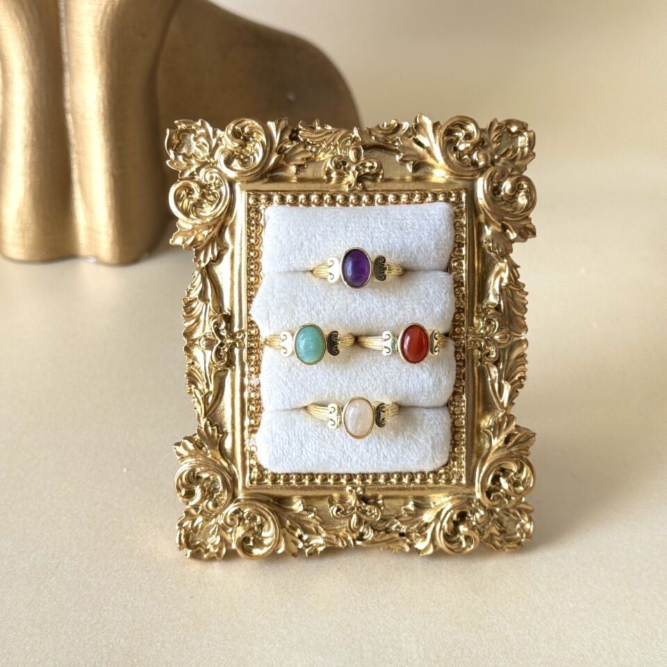 Toscana Stone Ayarlanabilir Yüzük