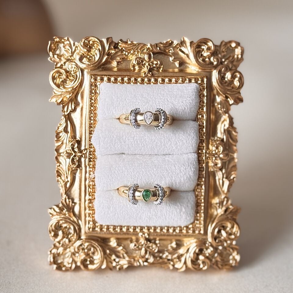 Emerald Muse Ayarlanabilir Yüzük