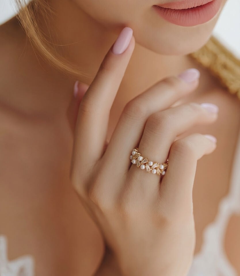 Diamond Line Ayarlanabilir Yüzük