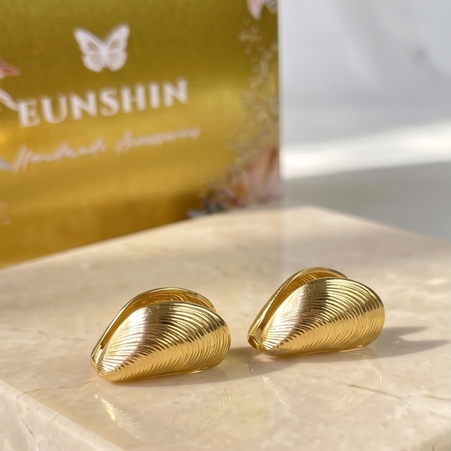 Shell Sculpt Küpe