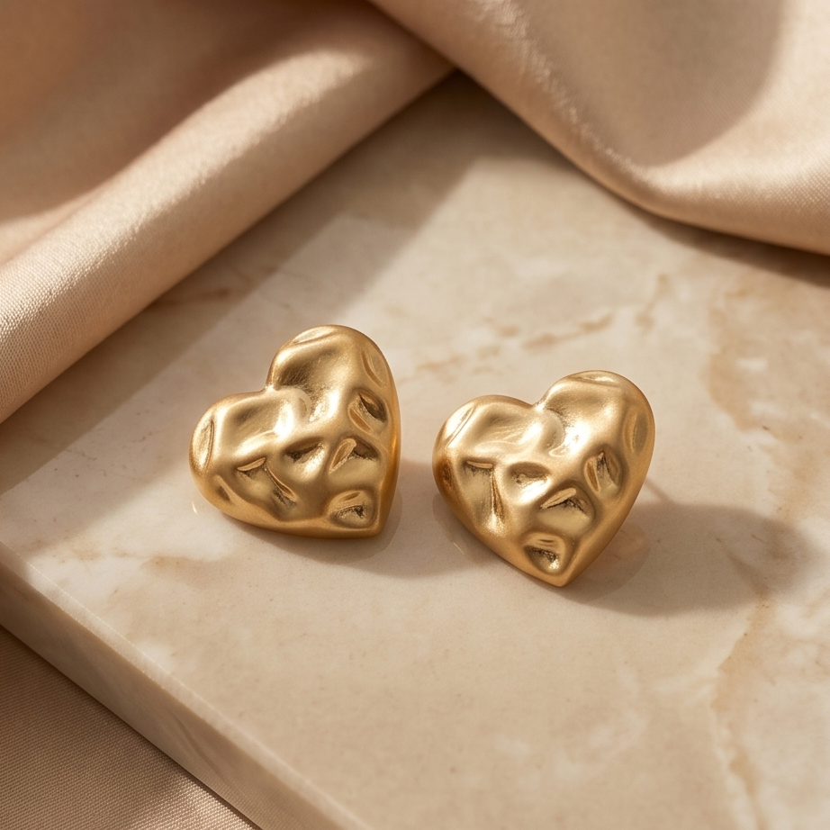 Golden Amour Küpe