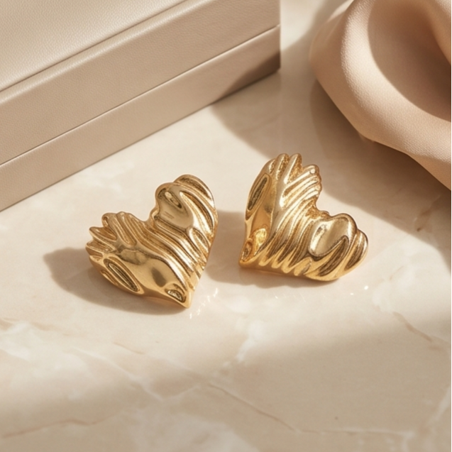 Sculpted Wave Küpe