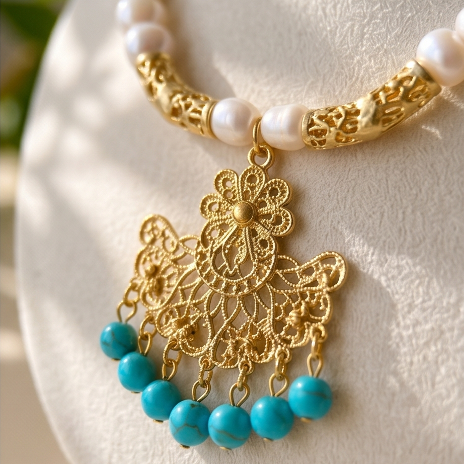 Firuzem Atelier İnci Set