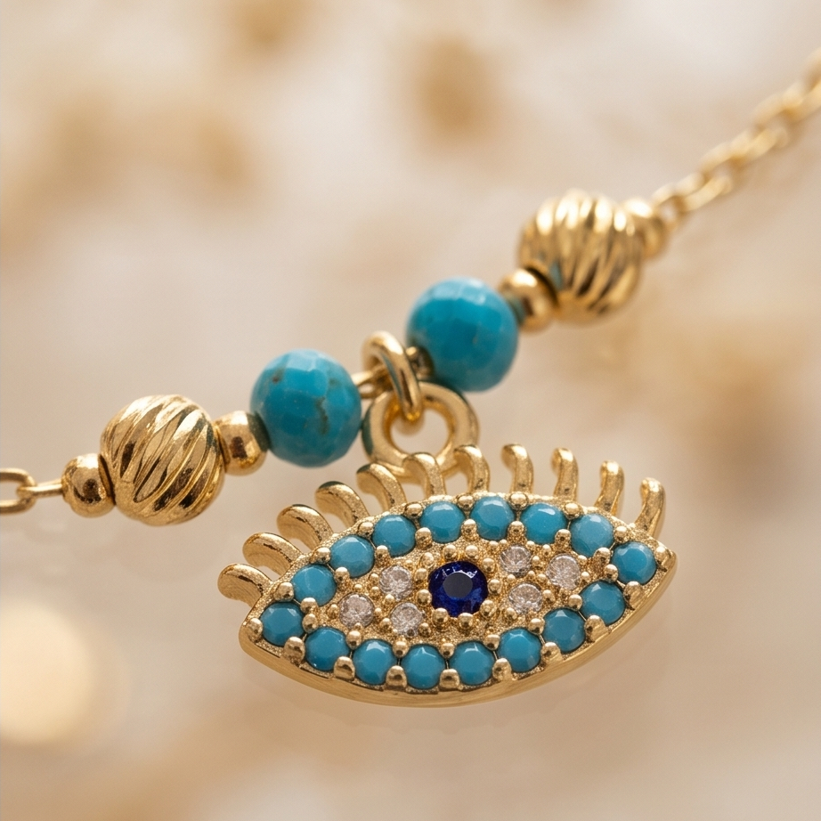 Blue Eye Charm Halhal• Premium Line
